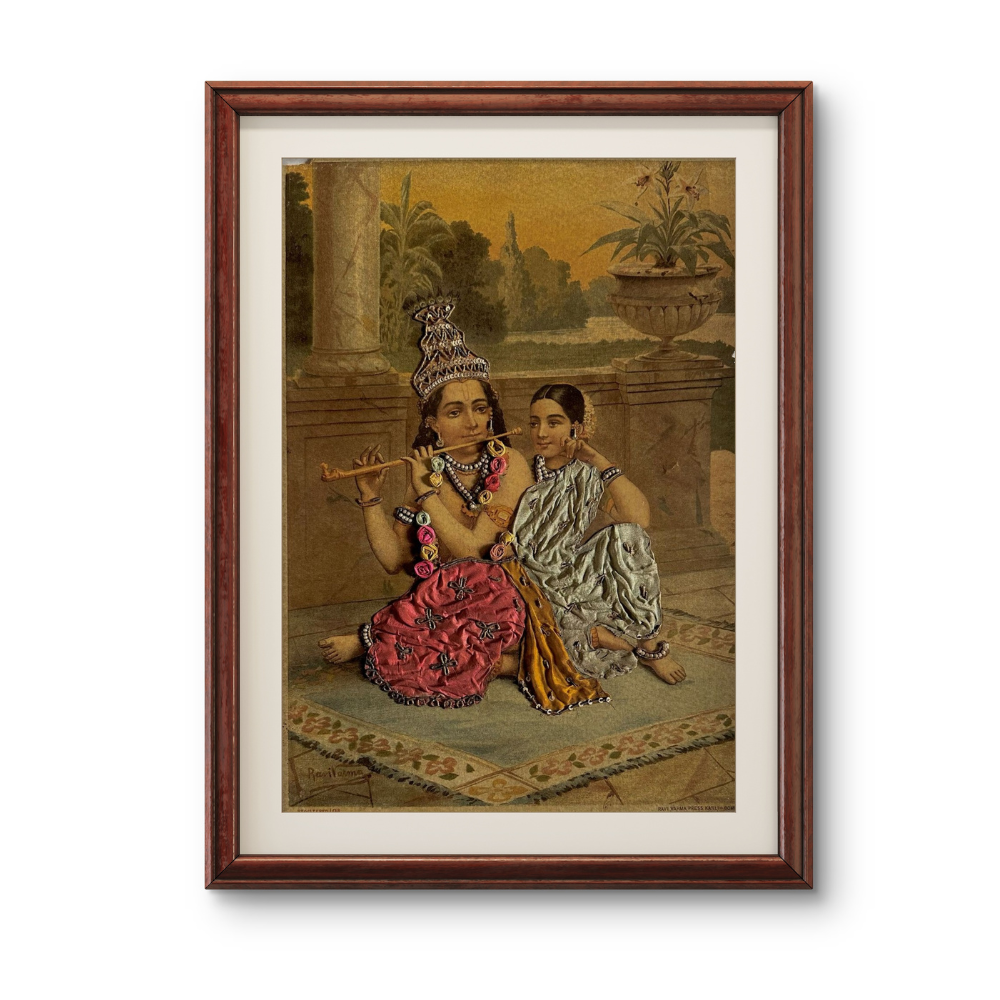 Radha Krishna (Framed)