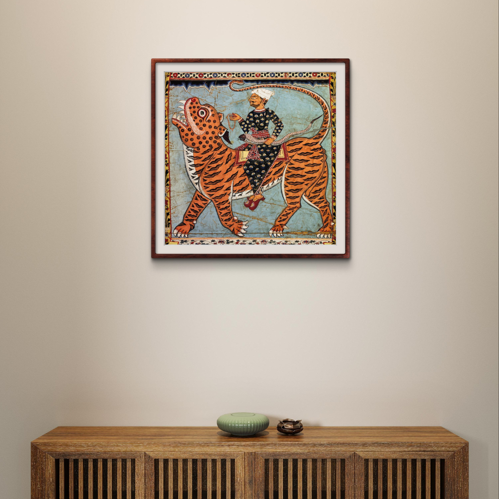 Pir Gazi and the Tiger (Unframed print)