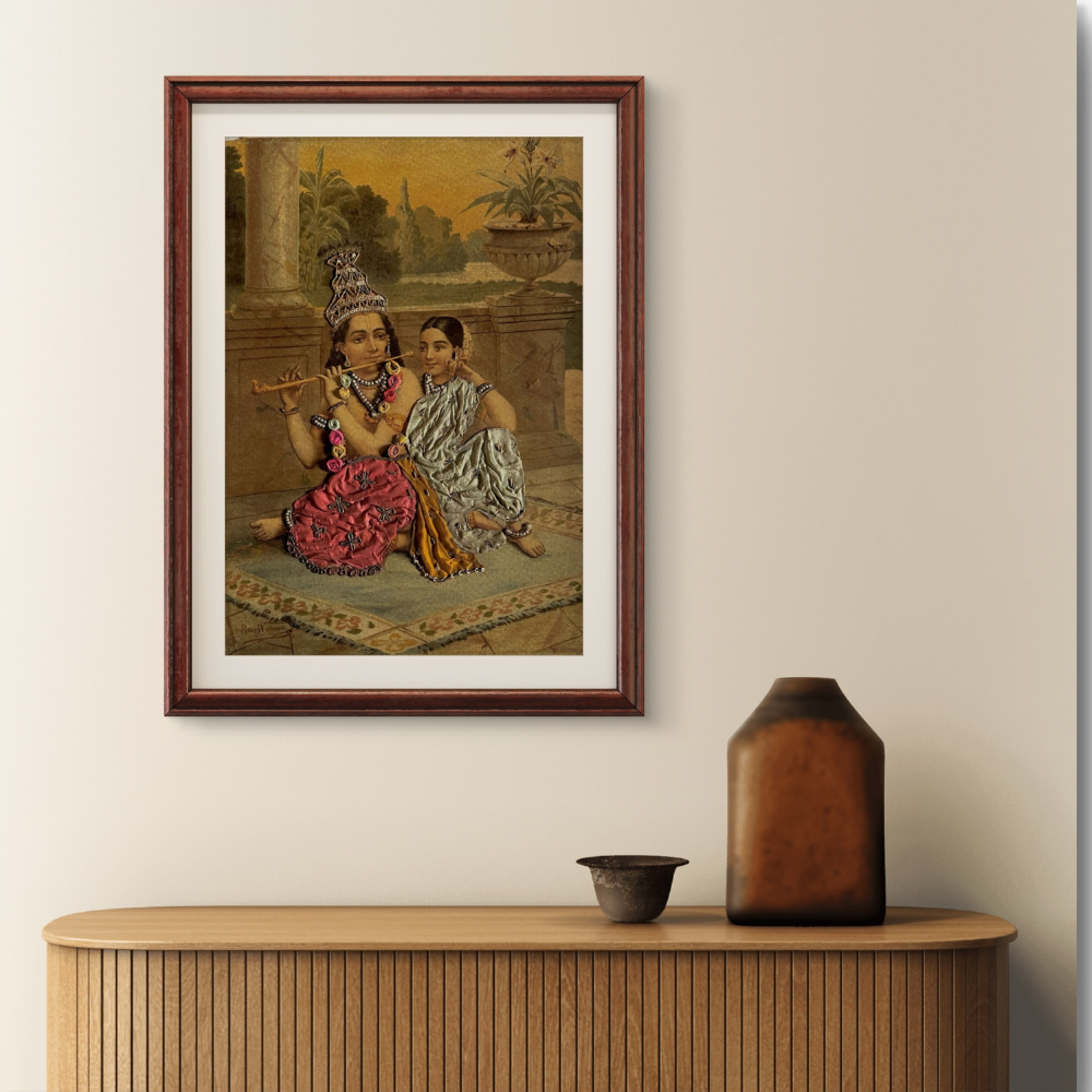 Radha Krishna (Framed)