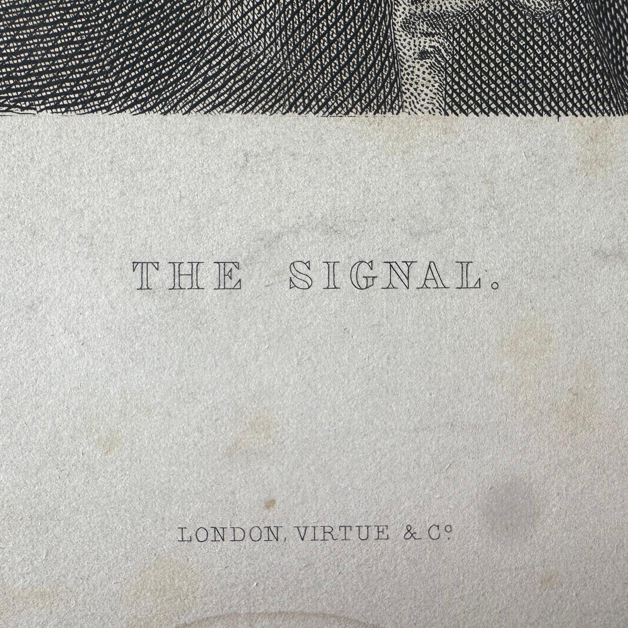 The Signal (Engraving, Unframed)