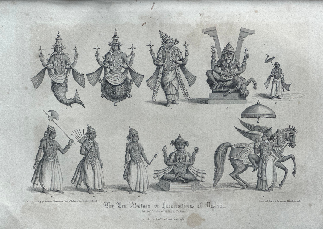 Dashavatara (Engraving, Unframed)