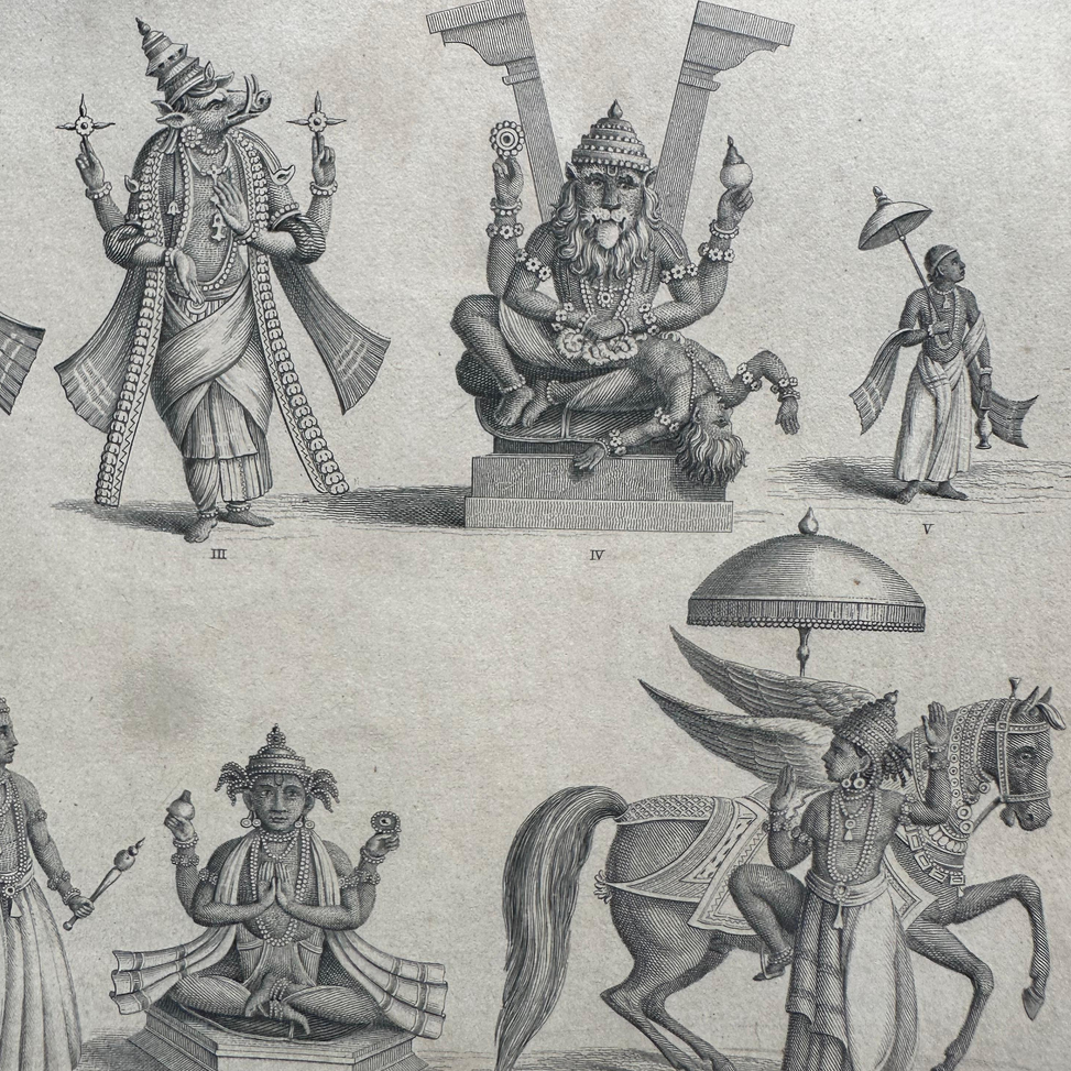 Dashavatara (Engraving, Unframed)
