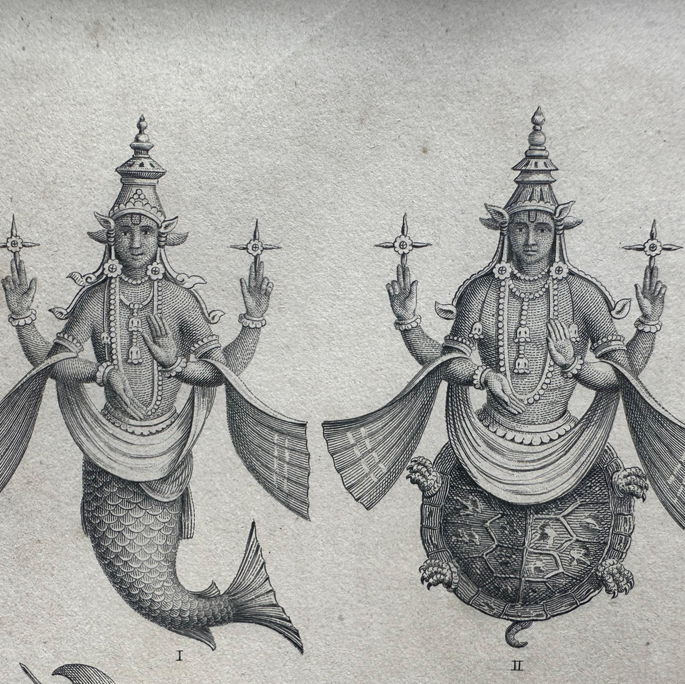 Dashavatara (Engraving, Unframed)