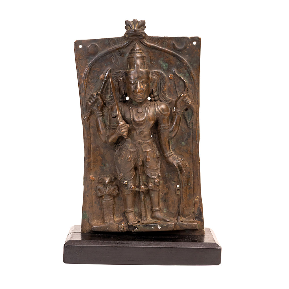 Veerabhadra Copper Plaque
