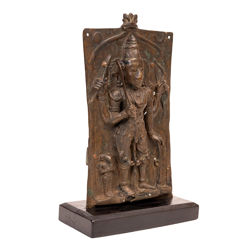 Veerabhadra Copper Plaque
