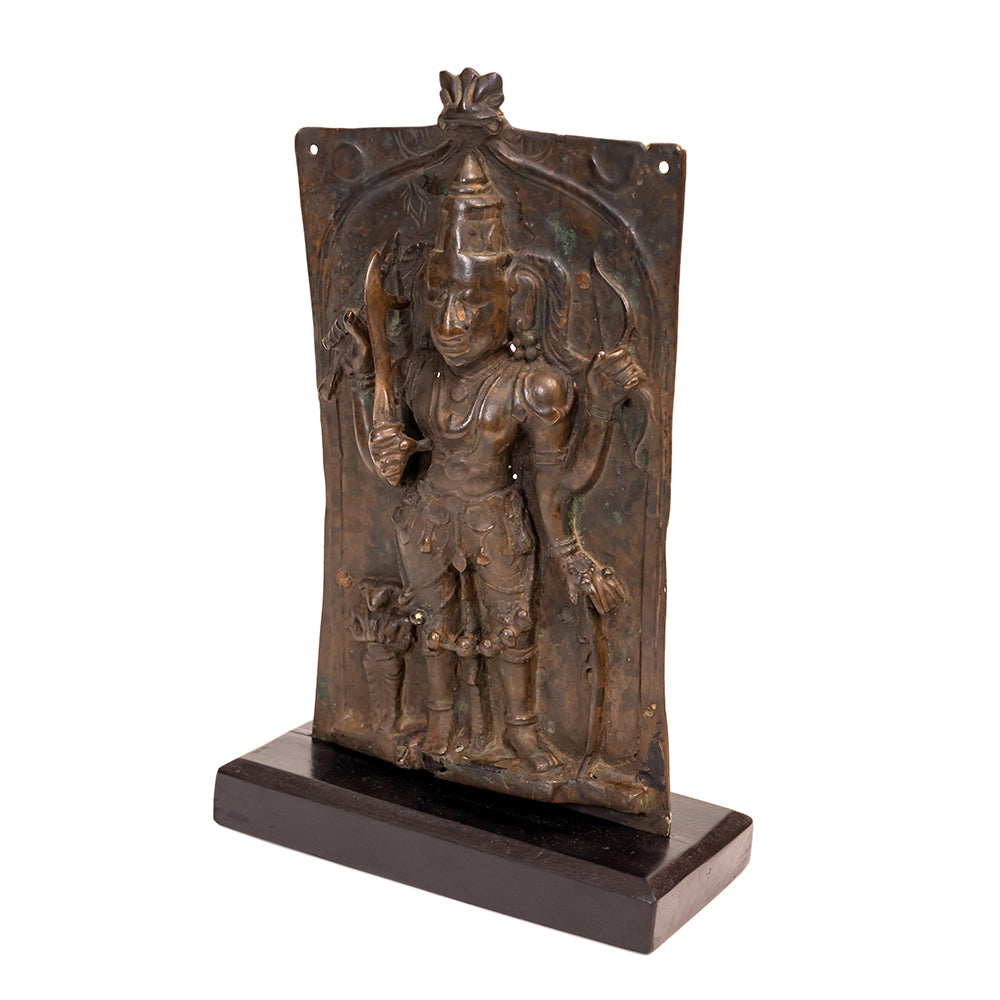 Veerabhadra Copper Plaque