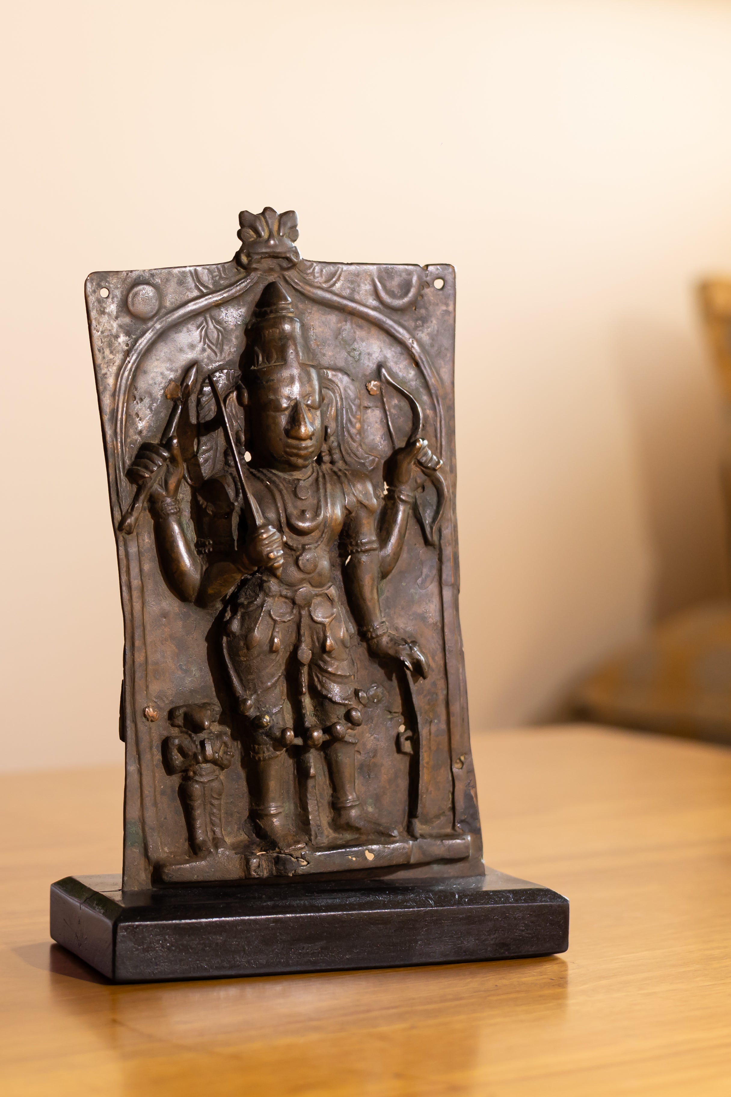 Veerabhadra Copper Plaque