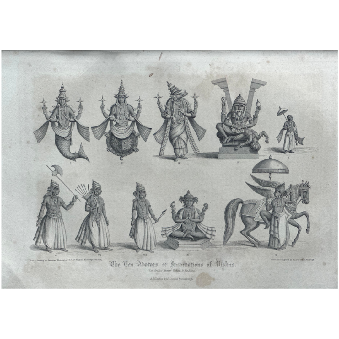 Dashavatara (Engraving, Unframed)