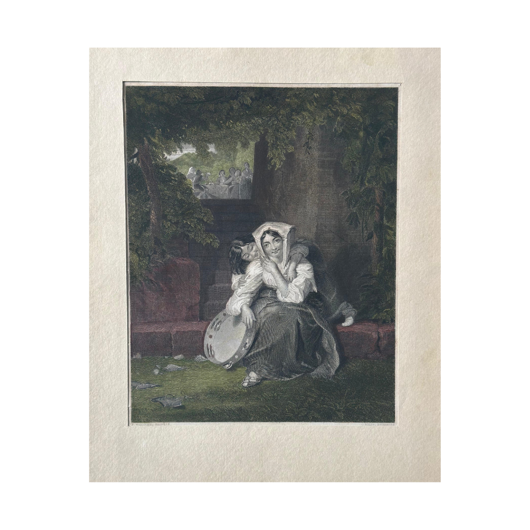 The Tambourine (Engraving, Unframed)
