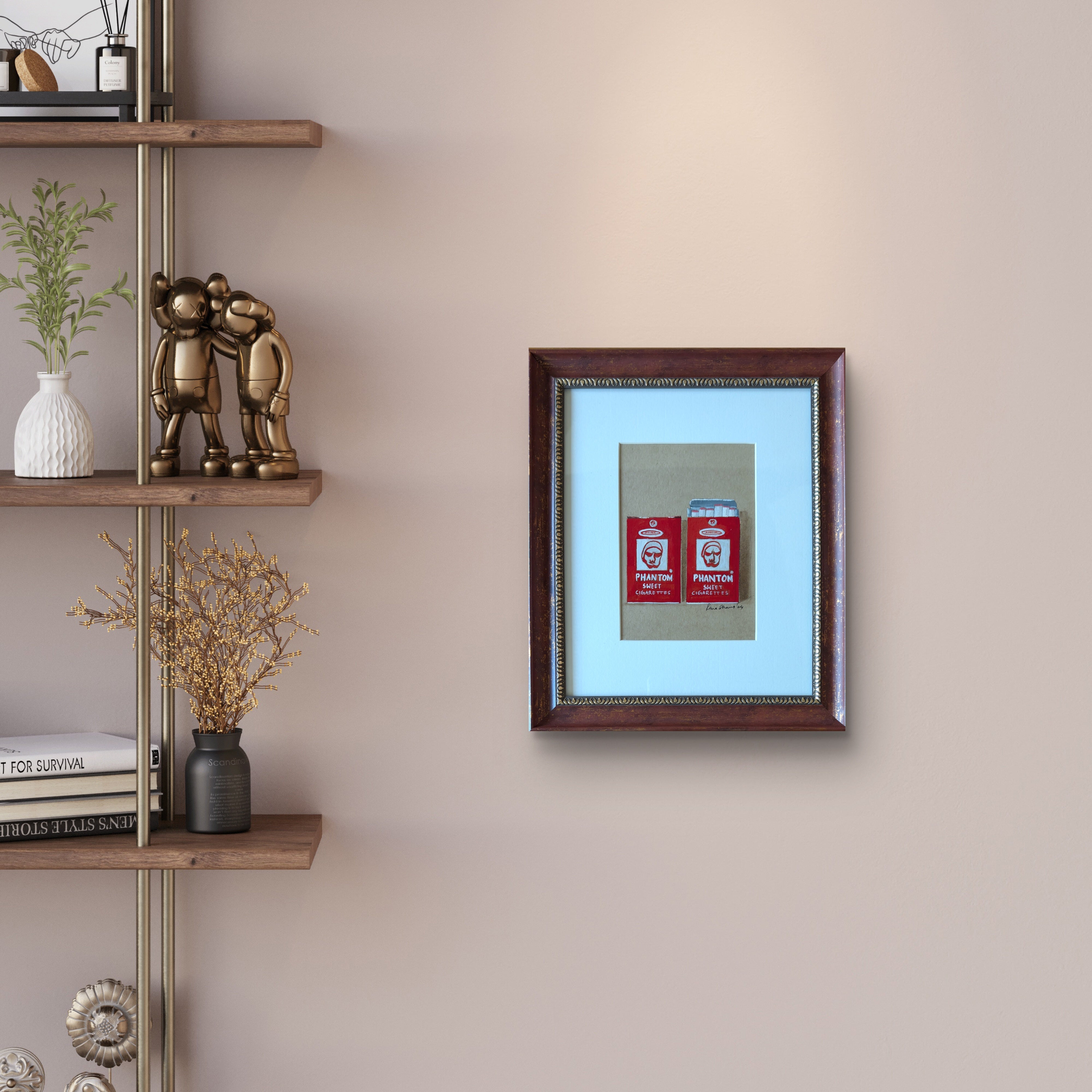 Sweet Deception (Framed Gouache Painting)