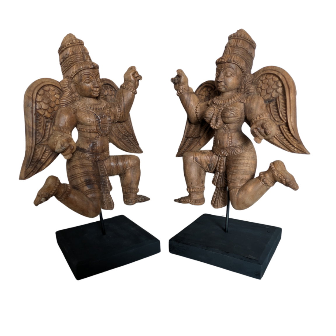 Wooden angels