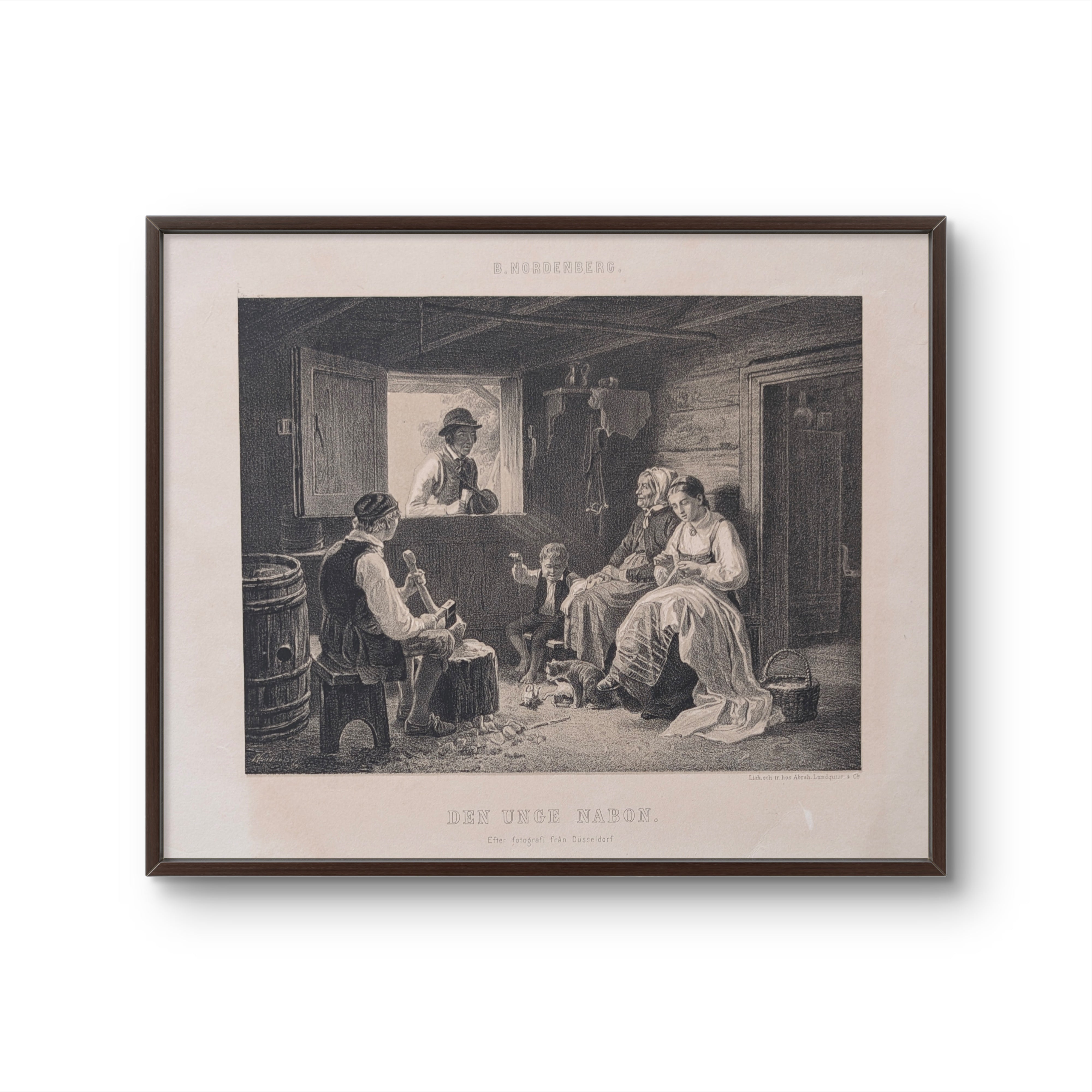 Rustic Harmony (Engraving, Unframed)
