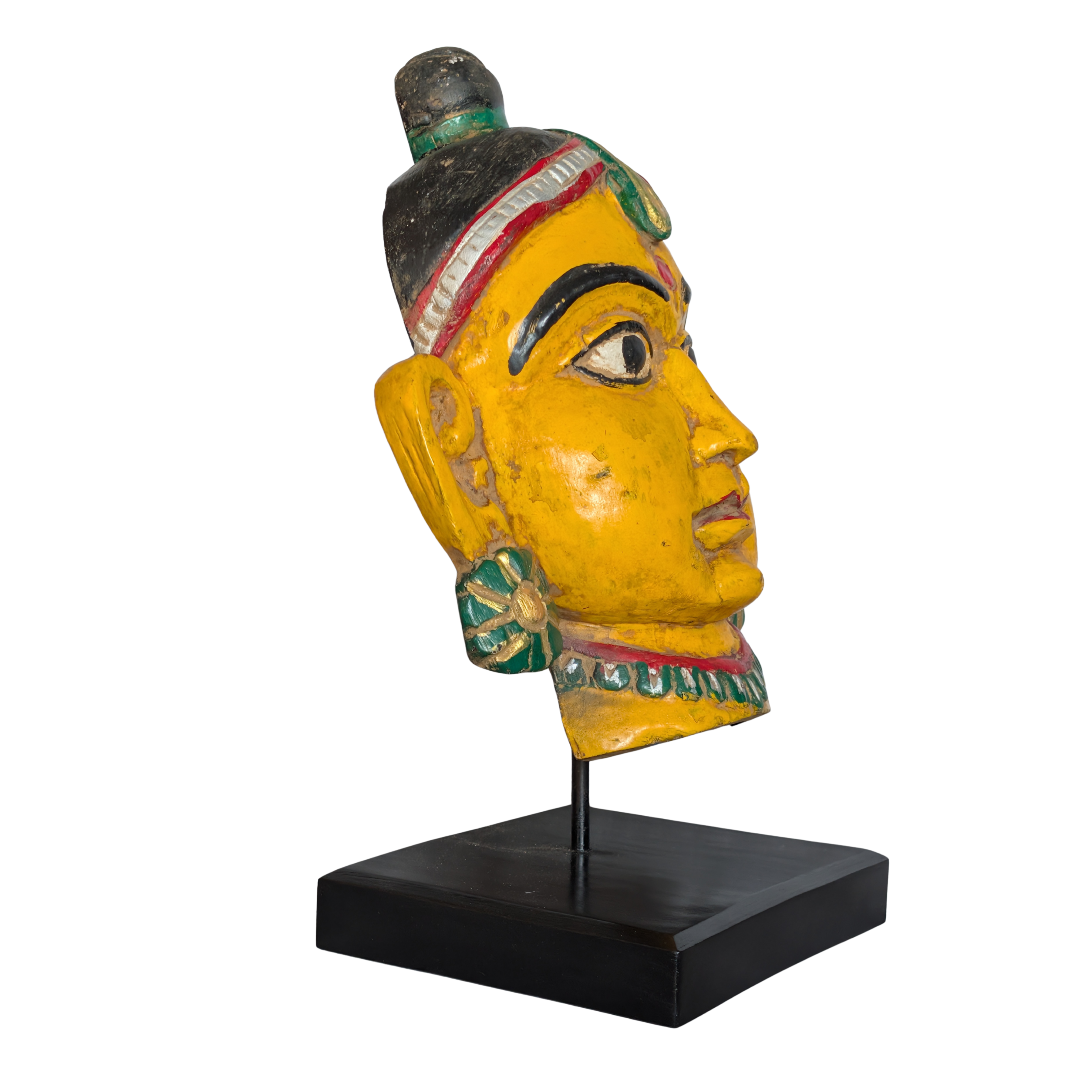 yellow gauri mask