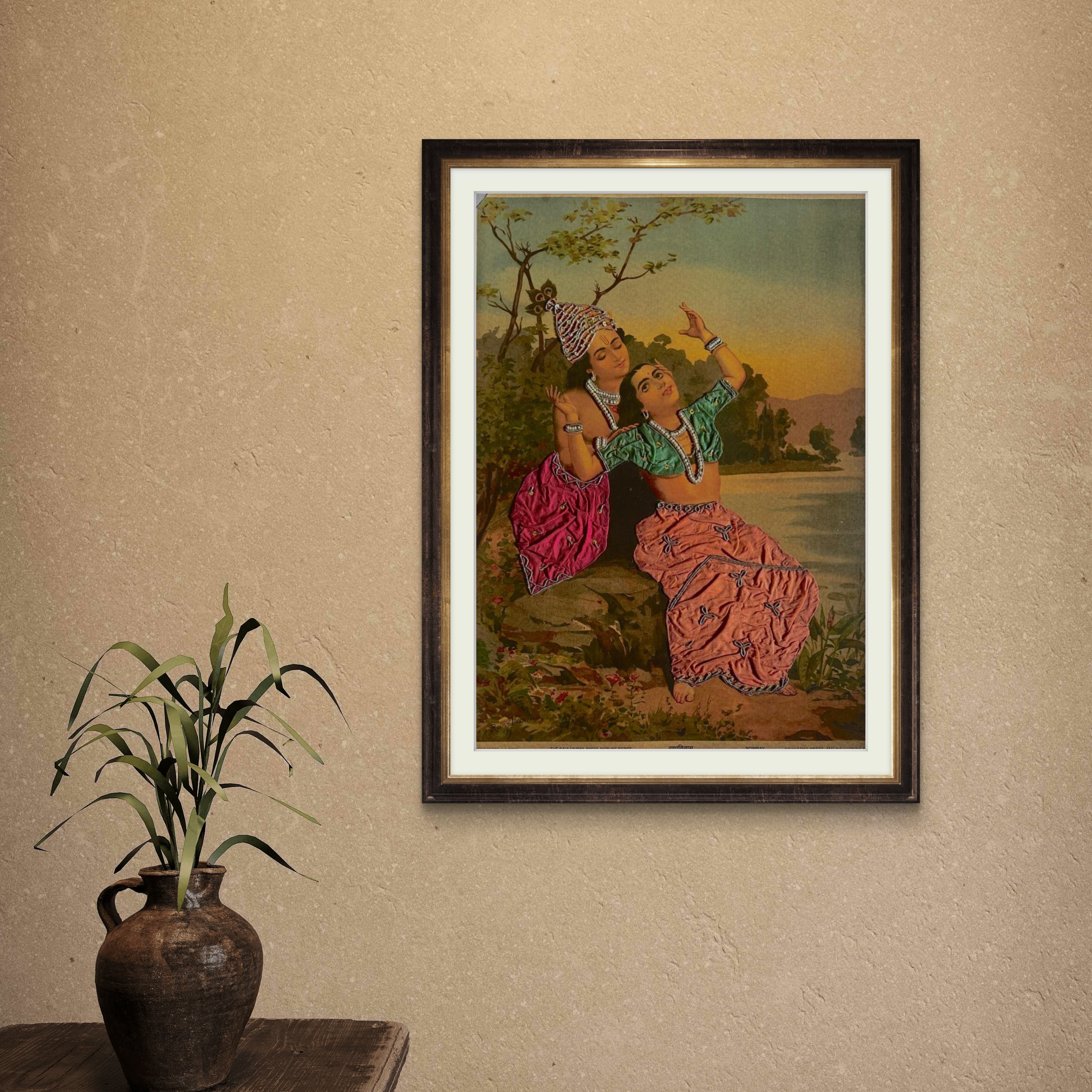 Radha Vilas (Unframed, Print)