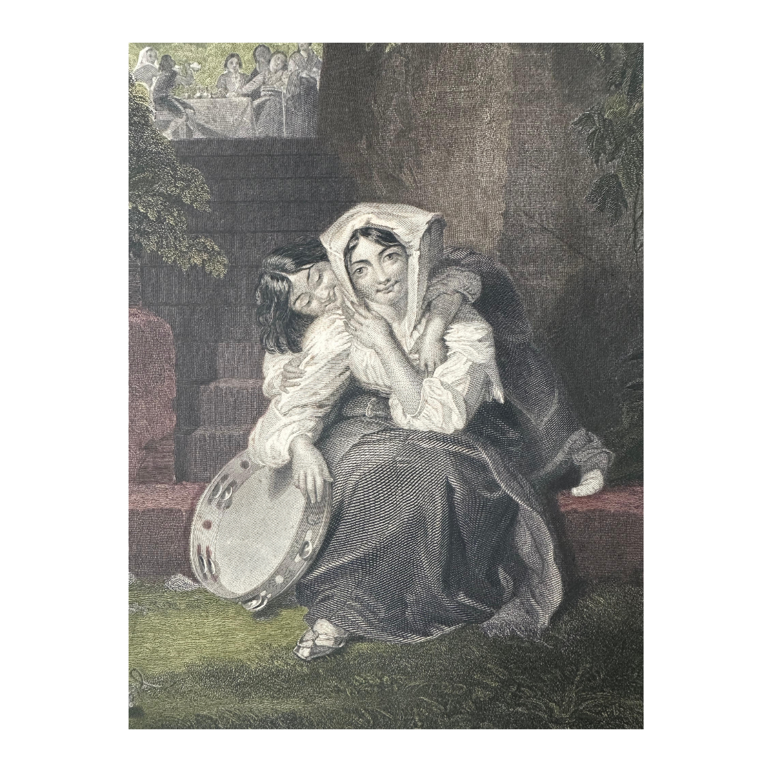 The Tambourine (Engraving, Unframed)