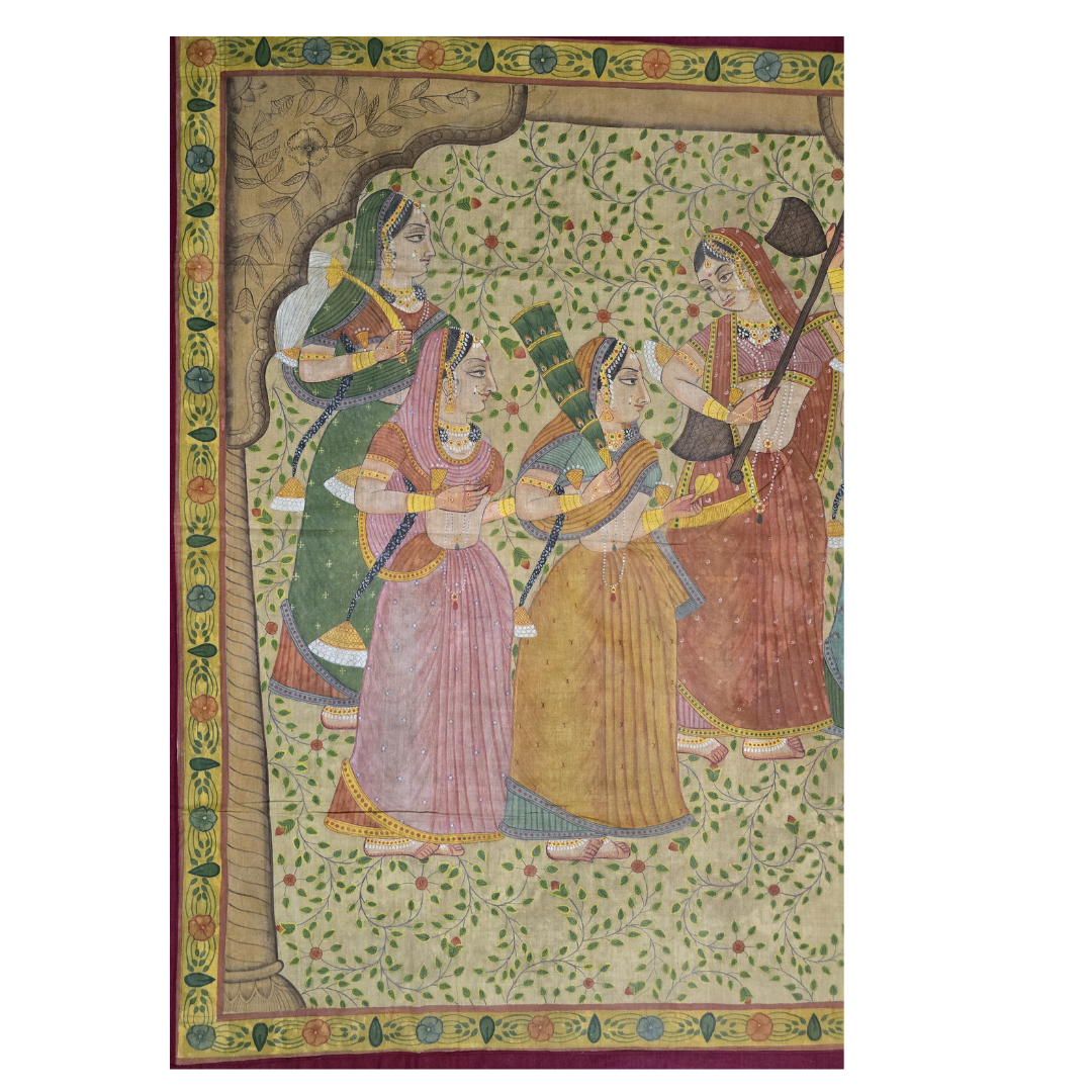 Gopis In Celebration (Unframed)